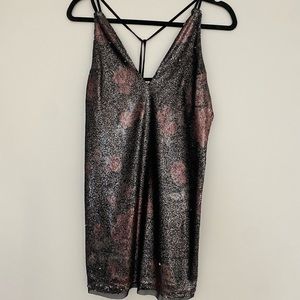 Free people sequin slip dress